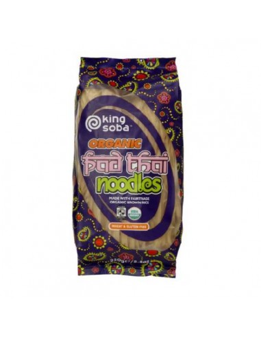 Fideos pad thai de arroz integral de King Soba, 250 gramos