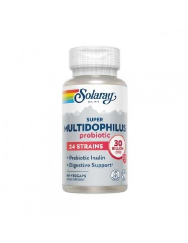 Super Multidophilus Probiotic24 de Solaray, 60 cápsulas