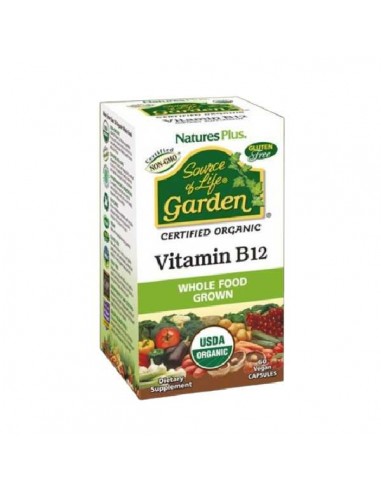 Garden vitamina B12 de Nature´s Plus, 60 cápsulas