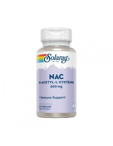 Nac N-Acetyl L-Cysteina de Solaray, 60 cápsulas