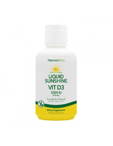 Vitamina D3 Liquida Sunshine de Nature´s Plus, 473.18 mililitros