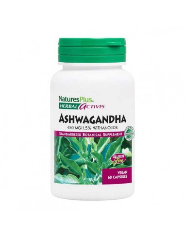 Ashwagandha de Nature´s Plus, 60 cápsulas