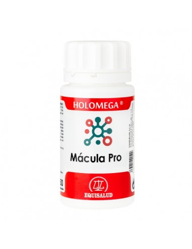 Holomega Mácula Pro de Equisalud, 50 cápsulas