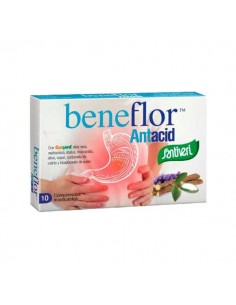 Beneflor Antacid de Santiveri, 10 comprimidos masticables