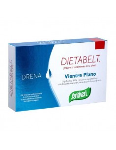 Dietabelt drena vientre plano de Santiveri, 60 cápsulas