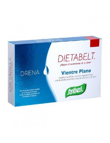 Dietabelt drena vientre plano de Santiveri, 60 cápsulas