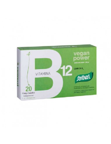 Vitamina Complex-B12 vegano de Santiveri, 20 comprimidos