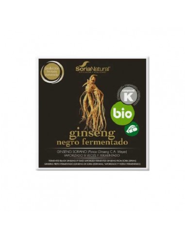 Gingseng negro fermentado de Soria Natural, 24 cápsulas