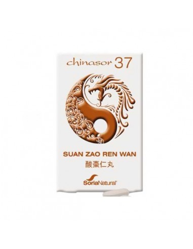 Chinasor 37 SUAN ZAO REN WAN de Soria Natural, 30 comprimidos