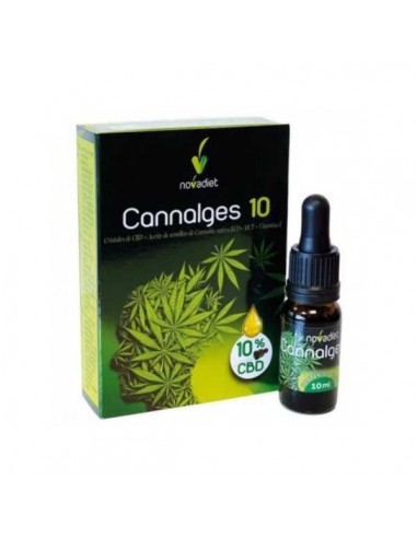 Cannalges CBD aceite de Nova Diet, 10 mililitros