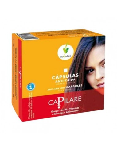 Capilare anticaída cabello de Nova Diet, 120 capsulas