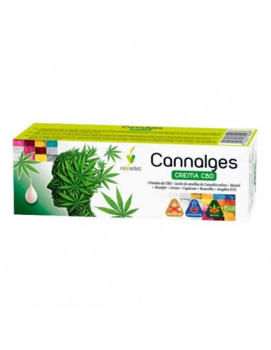 Cannalges CBD de Nova Diet, crema 60 mililitros