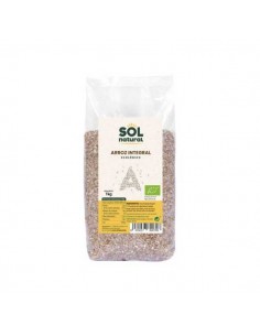 Arroz redondo integral ECO de Solnatural, 1 kilogramo