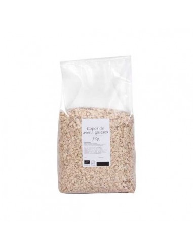 Copos de avena gruesos BIO de Solnatural, 3 kilogramos