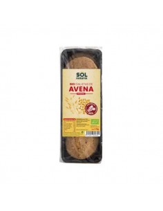 Galletas de avena integral endulzadas con dátil BIO de Solnatural, 170 gramos