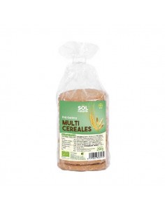 Galletas multicereales BIO vegan de Solnatural, 250 gramos