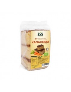 Bizcocho con zanahoria BIO de Solnatural, 300 gramos