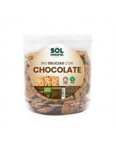 Delicias de trigo con chocolate BIO de Solnatural, 1200 gramos