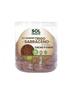 Galletas de trigo sarraceno con coco y cacao BIO de Solnatural, 1300 gramos