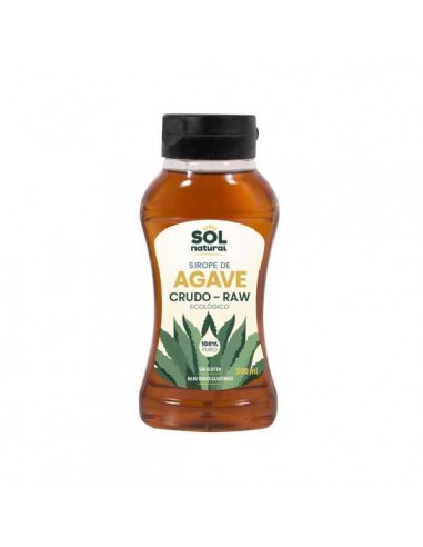 Sirope de agave crudo-raw BIO de Solnatural, 500 mililitros