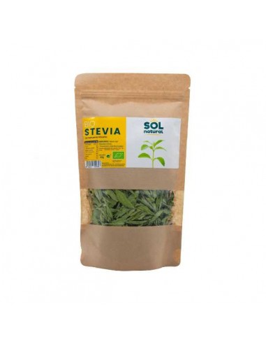 Stevia en hoja BIO de Solnatural, 40 gramos