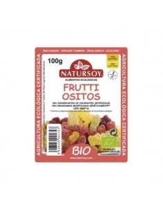 Frutti ositos sin gluten vegan BIO de Natursoy, 100 gramos