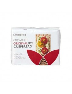 Cracker de centeno knacknebrod de Clearspring, 200 gramos