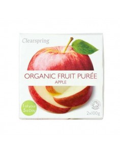 Compota de manzana BIO de Clearspring, 2x100 gramos