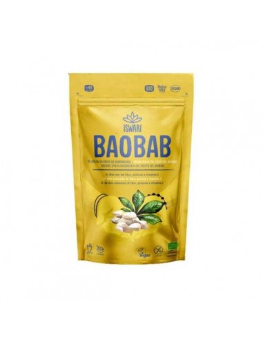 Baobab en polvo BIO vegan de Iswari, 125 gramos