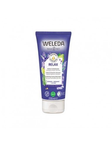 Gel de ducha aroma relax de Weleda, 200 mililitros