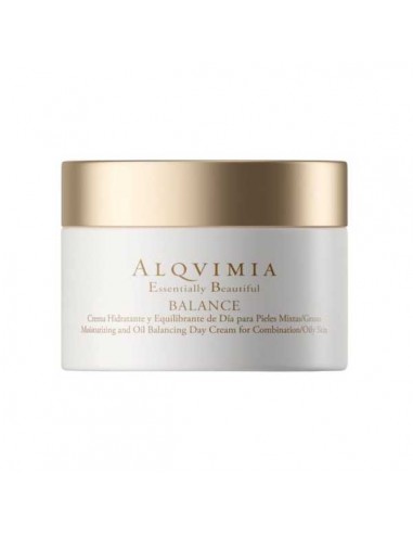 Crema facial de día balance piel mixta de Alqvimia, 50 mililitros