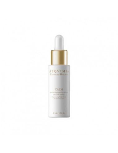 Serum facial noche Calm pieles sensibles de Alqvimia, 30 mililitros