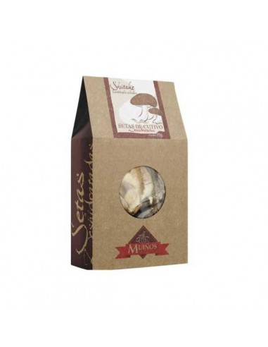 Shiitake deshidratado ECO de Porto Muiños, 25 gramos