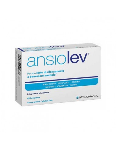 Ansiolev sin gluten de Specchiasol, 45 comprimidos