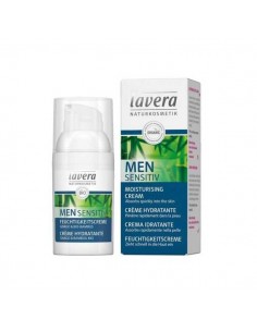 Crema facial hidratante men sensitive BIO de Lavera, 30 mililitros