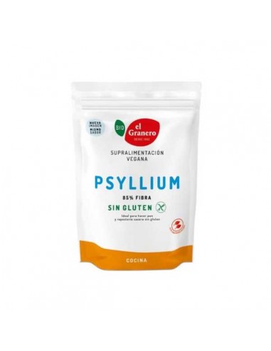 Psyllium BIO sin gluten de El Granero Integral, 125 gramos