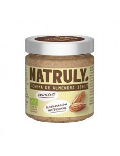 Crema de almendras Crunchy ECO de Natruly, 200 gramos