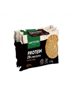 Tortitas protein 25% de Santiveri, pack 3 unidades x 19 gramos