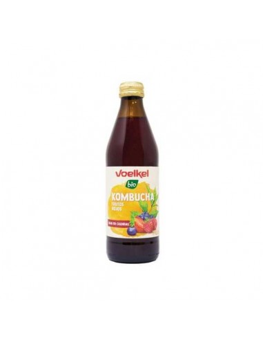 Té kombucha de frutos rojos ECO de Voelkel, 330 mililitros