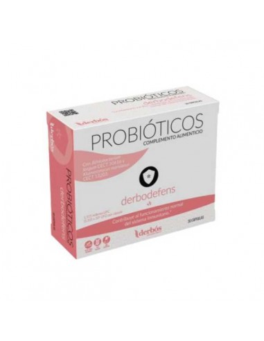 Derbodefens probióticos de Derbos, 30 cápsulas