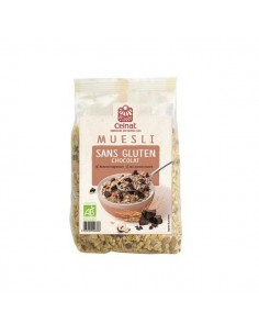 Muesli chocolate sin gluten BIO de Celnat, 375 gramos