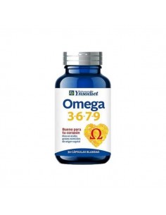 Omega 3-6-7-9 de Ynsadiet, 30 cápsulas