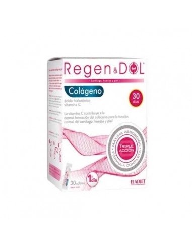 Regendol colageno sin gluten de Eladiet, 30 sobres