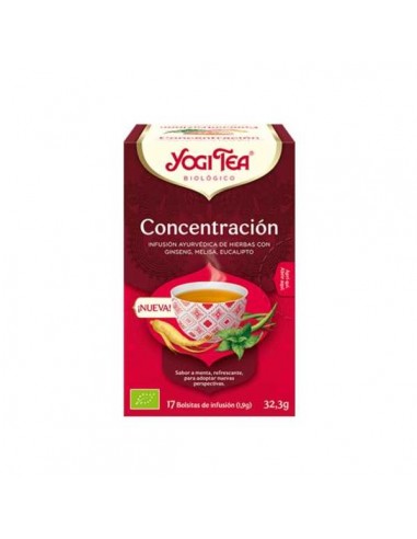 Concentración infusión ECO de Yogi Tea, 17 bolsitas