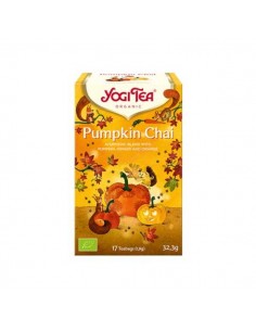 Pumpkin chai infusión ECO de Yogi Tea, 17 infusiones