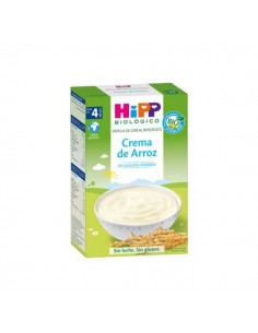 Papilla de crema de arroz sin gluten ECO de Hipp, 200 gramos