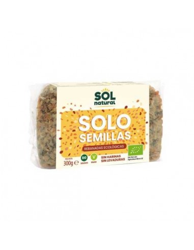 Pan solo de semillas BIO vegano de Solnatural, 300 gramos