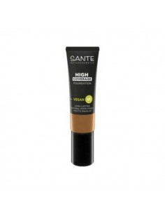 Maquillaje Fluido 08 Warm Chesnut BIO de Sante, 25 mililitros