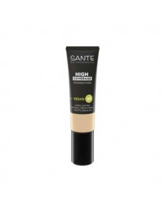 Maquillaje Fluido 02 Warm Ivory BIO de Sante, 25 mililitros