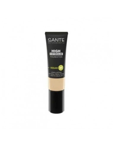 Maquillaje Fluido 01 Cool Ivory BIO de Sante, 25 mililtros